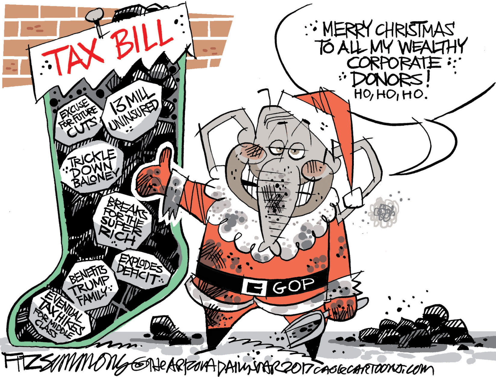 Daily Fitz Cartoon: Tax Reform